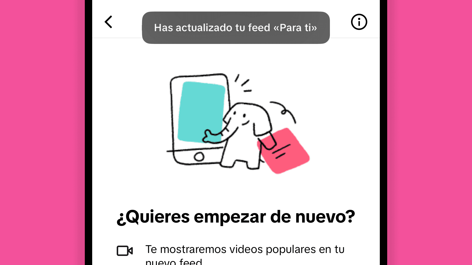 Detox: Cómo resetear al algoritmo